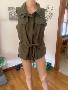 princess vera wang Olive Green Utility Vest